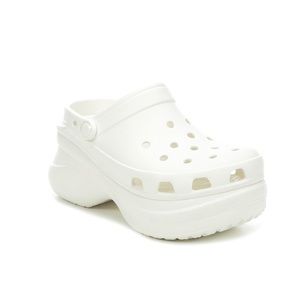 White classic bae crocs
